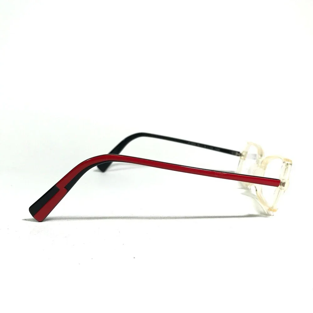 J.F. Rey Petite Eyeglasses Frames JF0932 1430 Black Red Clear Cat Eye 46-18-142